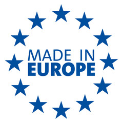 Made in the European Union icon. - 802977891