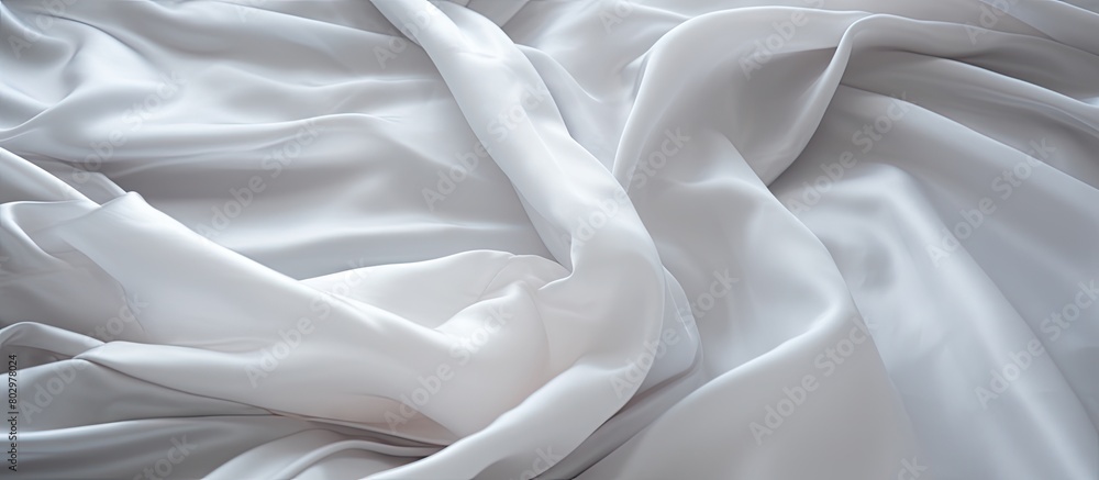 Aufkleber a close up image showcasing bedding sheets featuring ample copy space