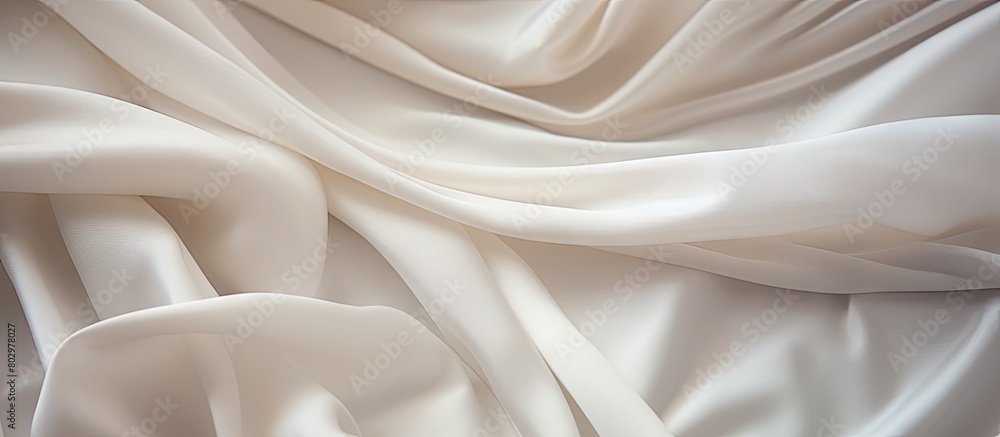 Aufkleber A close up image showcasing bedding sheets featuring ample copy space
