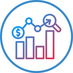 Obraz premium Forecasting Icon Style