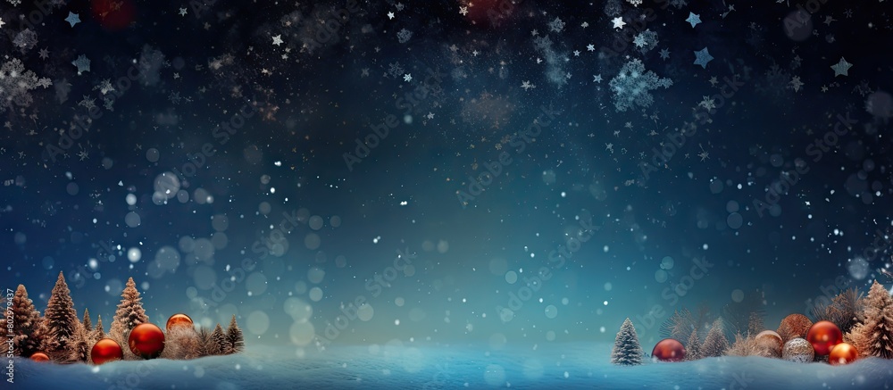 Aufkleber A festive background with a holiday Christmas theme perfect for adding text or graphics in the copy space image