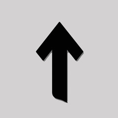 black and white arrows