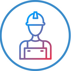 Builder Male Icon Style