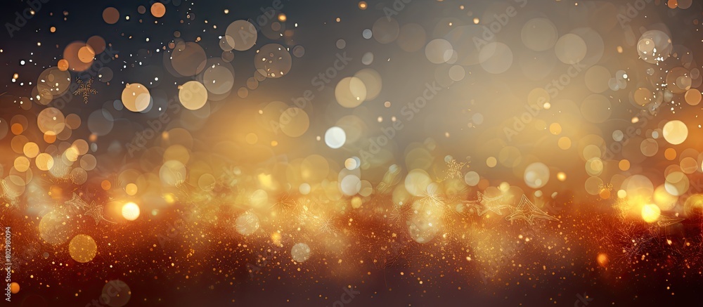 Poster a festive background for new year and christmas featuring ample copy space