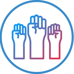 Obraz premium Democracy Icon Style