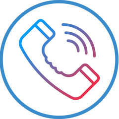 Phone Call Icon Style