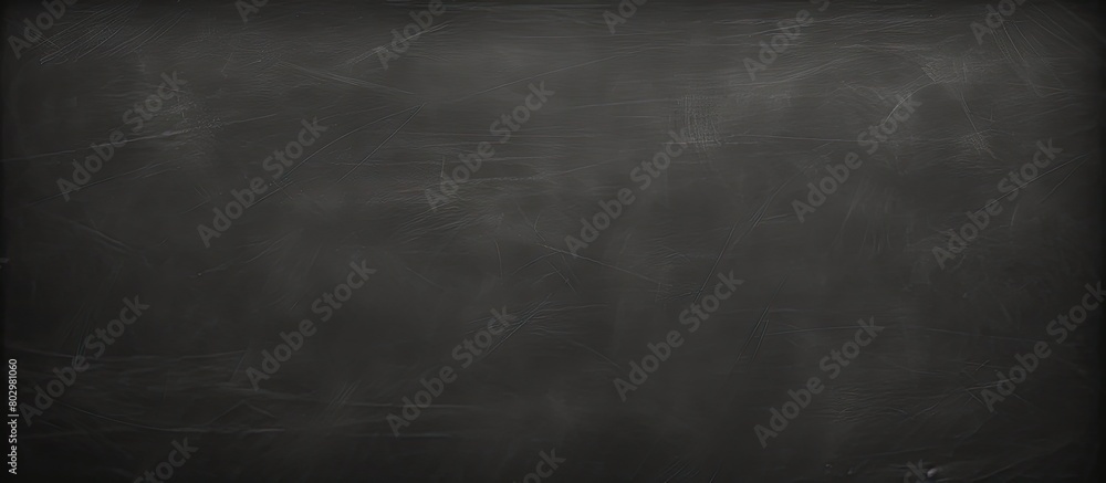 Poster a clean black chalkboard with traces of chalk providing a textured surface for writing or drawing pe