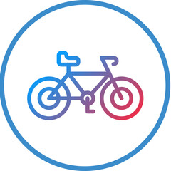 Bicycle Icon Style © designing ocean