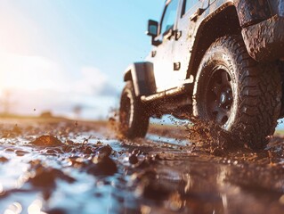 Off-Road Adventure: Jeep in Action