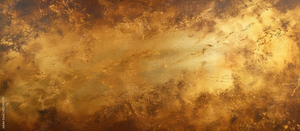 Aufkleber A background image with a metallic gold surface showing visible scratches. with copy space image. Place for adding text or design