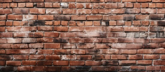 Obraz premium A brick wall with empty space available for inserting images. with copy space image. Place for adding text or design