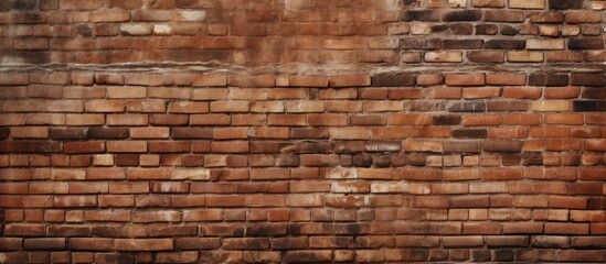 Fototapeta premium A brick wall with empty space available for inserting images. with copy space image. Place for adding text or design