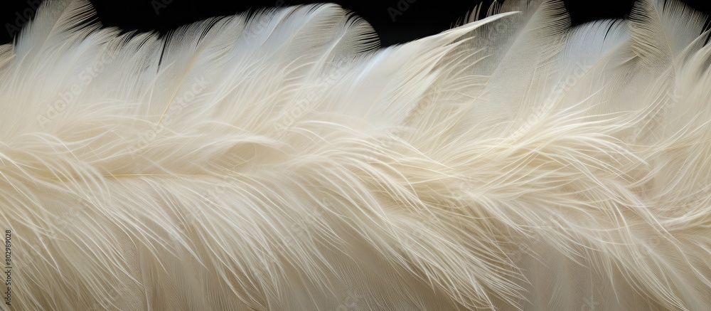 Aufkleber a close up photo of ostrich feathers to use as a background with plenty of copy space image