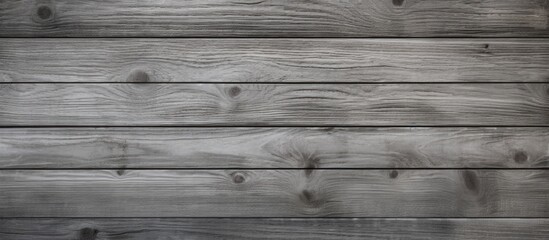 Naklejka premium A background featuring grey wooden planks with a copy space image