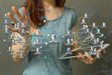 team hierarchy connection group digital