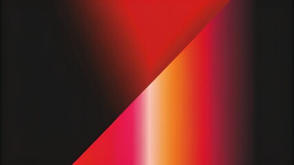 Obraz premium A dark gradient background with red and pink gradients on the right, going from black to white in the middle of an abstract shape.