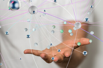 organization chart team concept networking