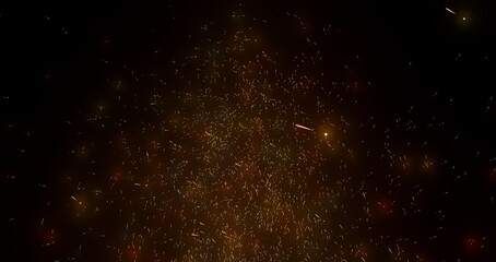 neon rays. Concept for big data, blockchain, cryptocurreny, internet, hyperspace and space travel