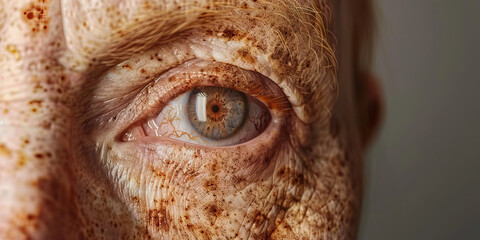 Neurofibromatosis Type 1: The Café-au-Lait Spots and Neurological Complications - Visualize a person with highlighted skin showing café-au-lait spots