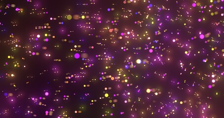 Naklejka premium Flying inside digital data tunnel. Futuristic abstract background with neon rays