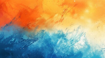 The background is completely mix Orange and blue with no texture 