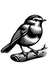 Robin bird SVG, Bird SVG, American bird SVG, Bird PNG, Robin Silhouette, Robin Clipart, Robin Cricut, Robin Art Print, Branch SVG