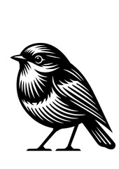 Robin bird SVG, Bird SVG, American bird SVG, Bird PNG, Robin Silhouette, Robin Clipart, Robin Cricut, Robin Art Print, Branch SVG