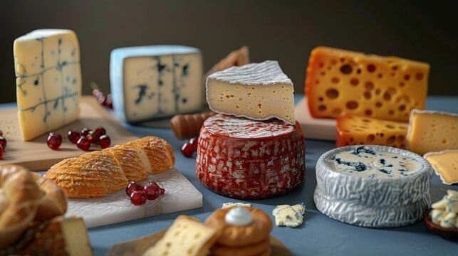 Mouth-Watering 3D Pack Shot of Gourmet Food Products Showcasing Exquisite Presentation and in Cinematic Photography