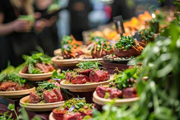 Sustainable Food Festival Highlighting Cultured Meat and Plant-Based Dining Choices for Eco-Conscious Consumers