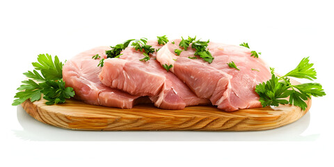Fresh pork raw fillet

