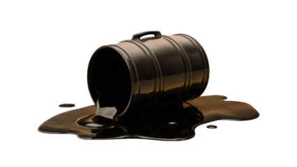 petrolium barrel design, world business concept, isolated transparent background