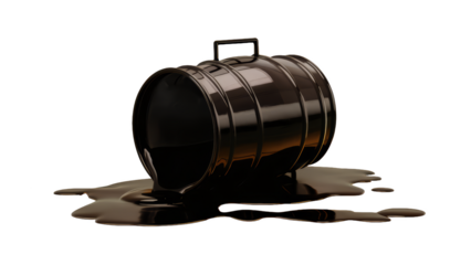 petrolium barrel design, world business concept, isolated transparent background