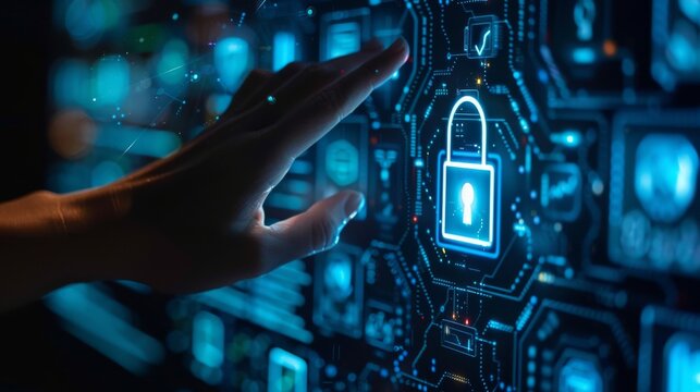 Enhance digital identity and software security with advanced encryption and cloud defense measures, focusing on network security and virtual safety.