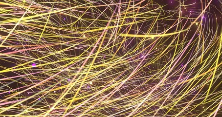 inside digital data tunnel. Futuristic abstract background with neon rays. Concept for big data,