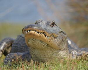 American Alligator Sweetwater Wetlands Florida 