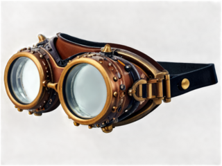 Vintage steampunk glasses hyper victorian era f