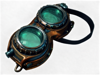 Vintage steampunk glasses hyper victorian era f