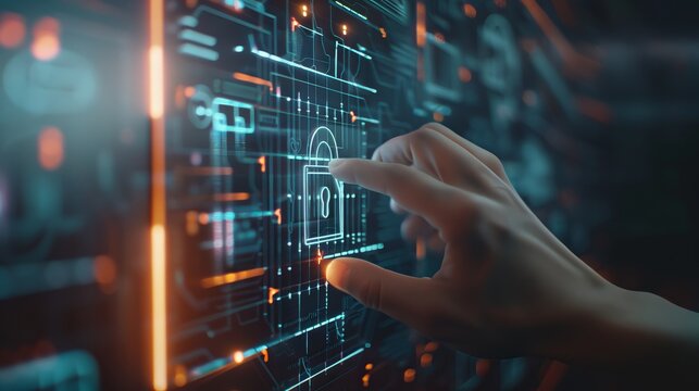 Strengthen security with tech-based secure server systems, implementing locking mechanisms and network locks under stringent privacy shields and security standards.