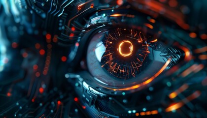 Enhance. Zoom in on the eye and enhance it.