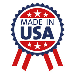 Icon MADE IN USA. Emblem United States of America - 803015830