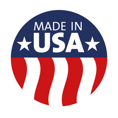 Icon MADE IN USA. Emblem United States of America - 803015832