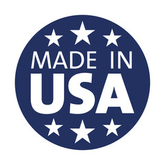 Icon MADE IN USA. Emblem United States of America - 803015834