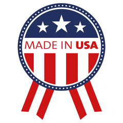 Icon MADE IN USA. Emblem United States of America - 803015851