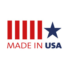 Icon MADE IN USA. Emblem United States of America - 803015873