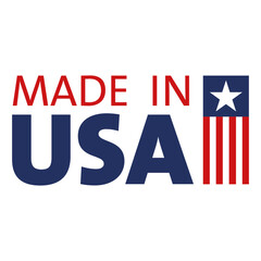 Icon MADE IN USA. Emblem United States of America - 803015885
