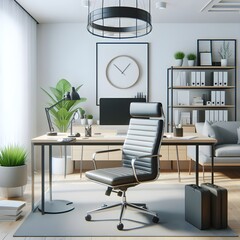office interior with chair Generative AI