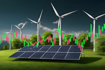 Green energy in full development. Increase in electricity prices on the world market