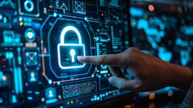 Safeguard data with encryption technology and a tech network, deploying malware prevention strategies across secure server environments to ensure user protection.