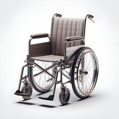 Fototapeta premium wheelchair isolated on white Generative AI
