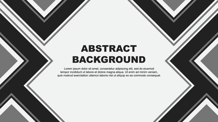 Abstract Grey Background Design Template. Abstract Banner Wallpaper Vector Illustration. Grey Vector